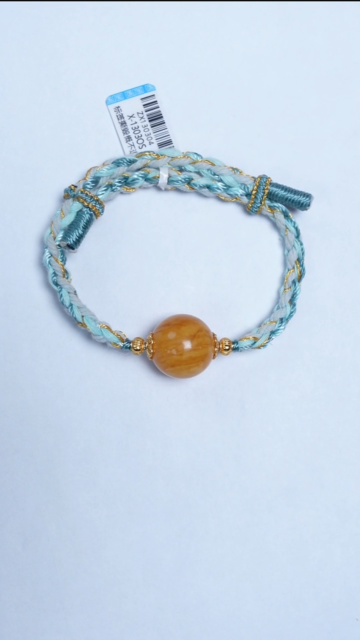 手链蜜蜡未镶嵌花蜡圆珠手绳18mm