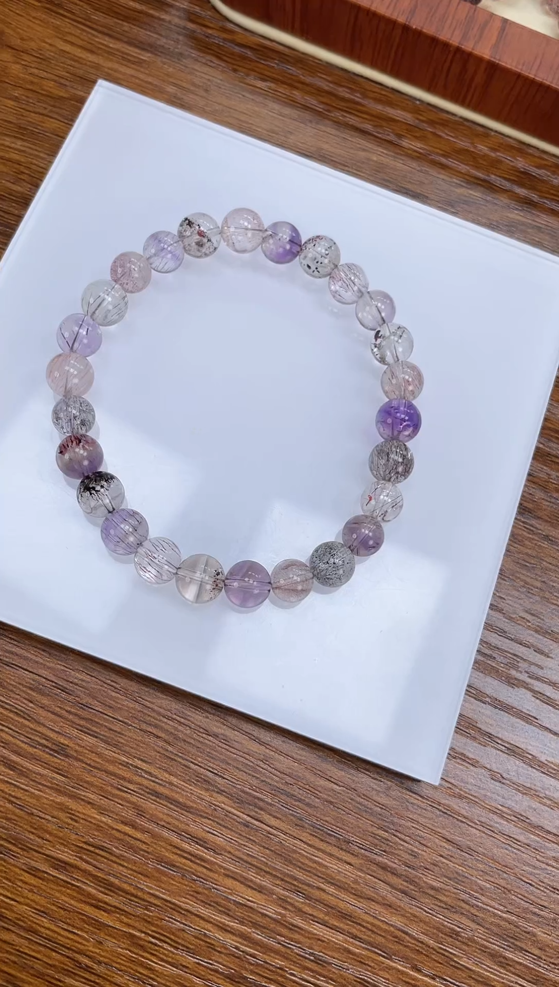 【闪购商品】水晶手链未镶嵌天然超七7mm多样性发一