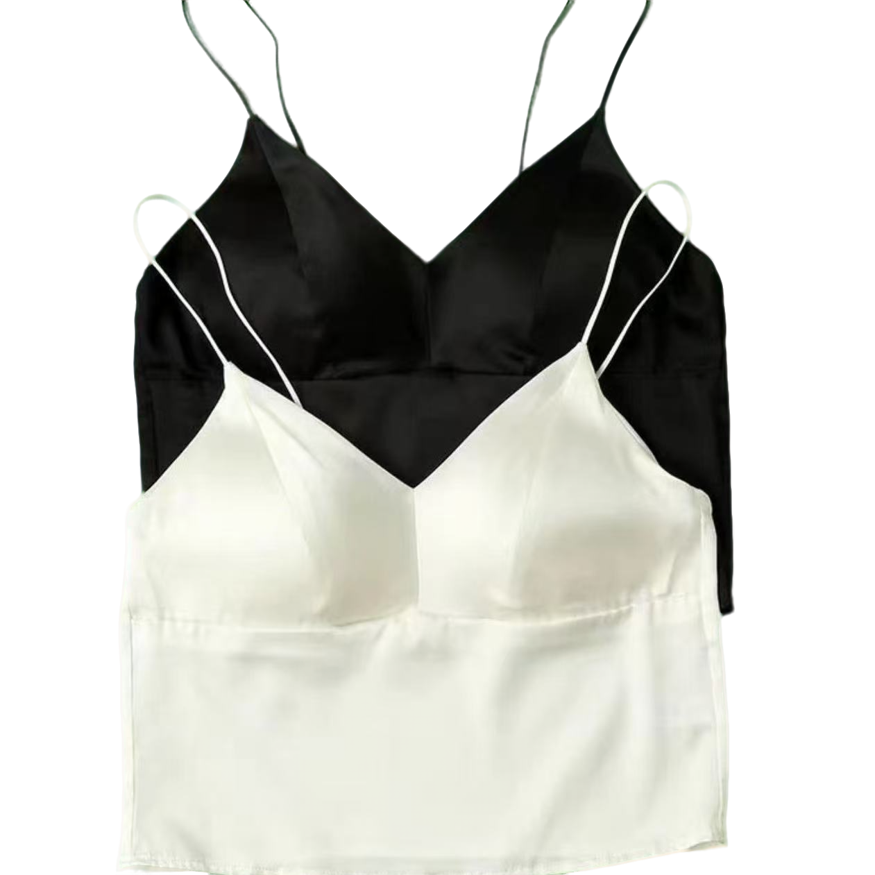 双面桑蚕丝吊带内衣背心百搭女士美背