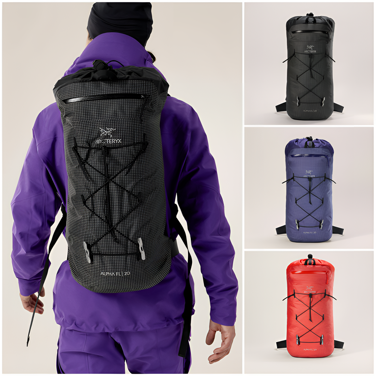 【ARC‘TERYX正品】ALPHA SL 20L男女户外攀登徒步防风雨耐磨双肩包