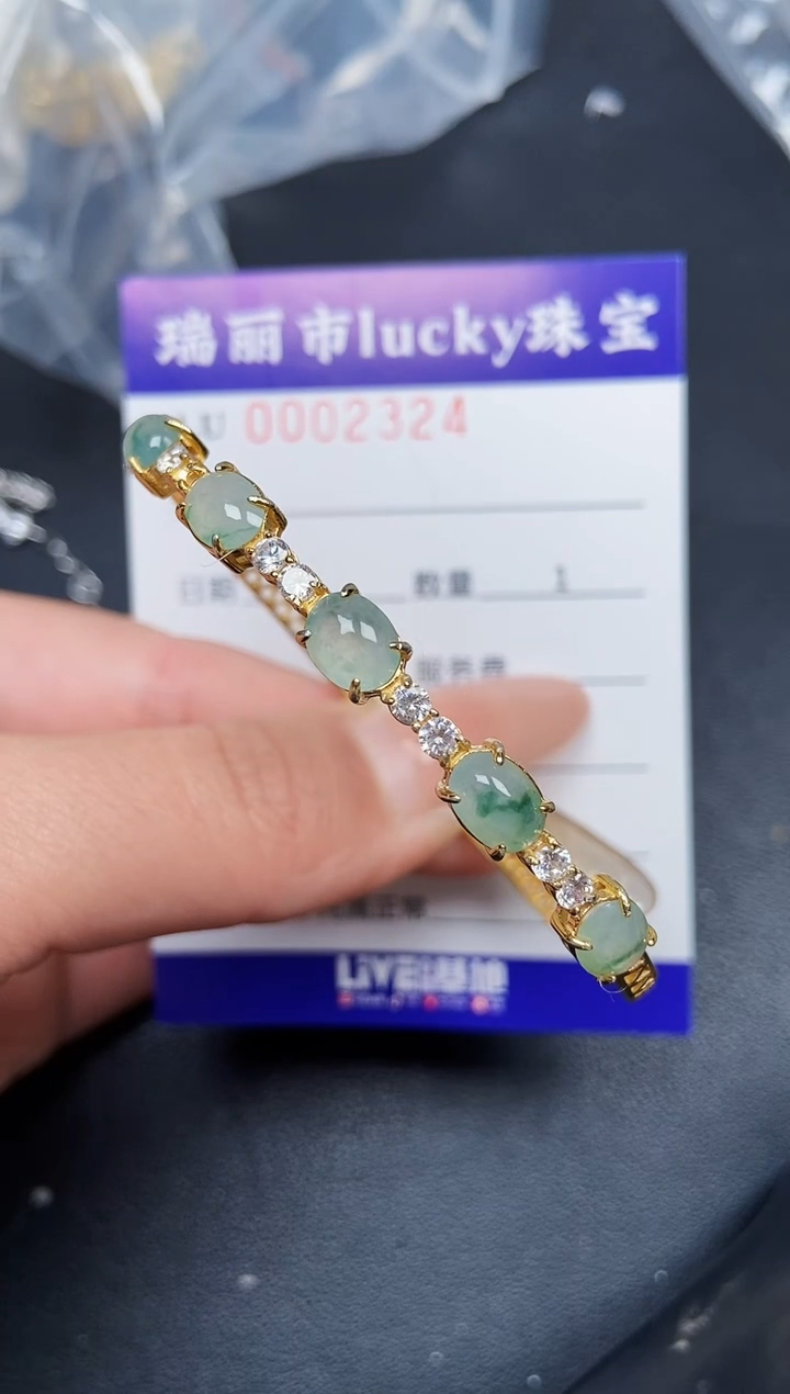 【闪购商品】翡翠颈饰银S925镶嵌2324