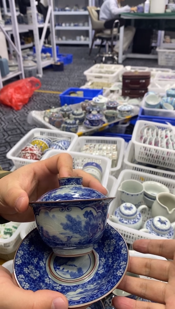 摆件陶景德陶瓷茶具容量约160