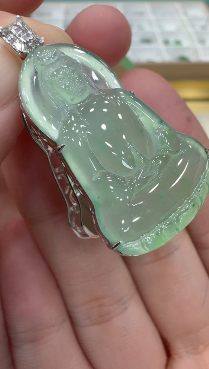 【闪购商品】翡翠吊坠(不含链)18K金镶嵌多样性团购发一件