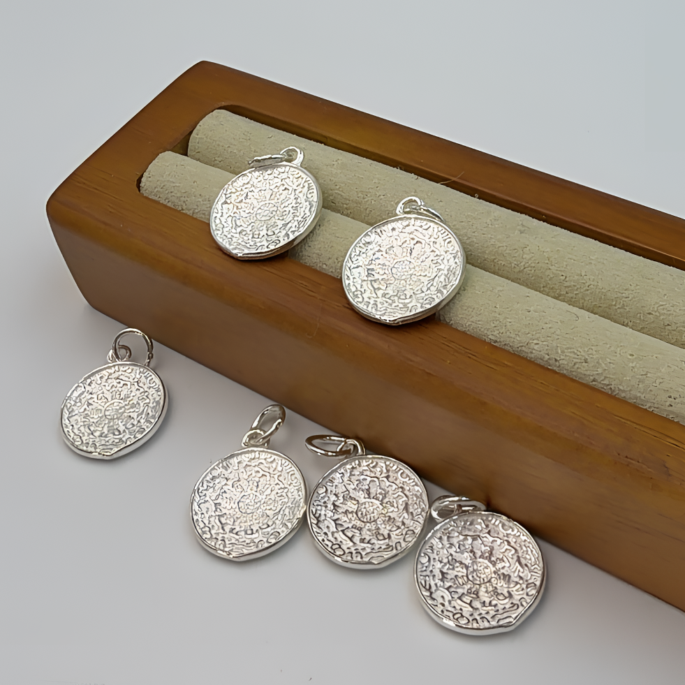 925银银制品 925银小巧迷你九宫八卦格