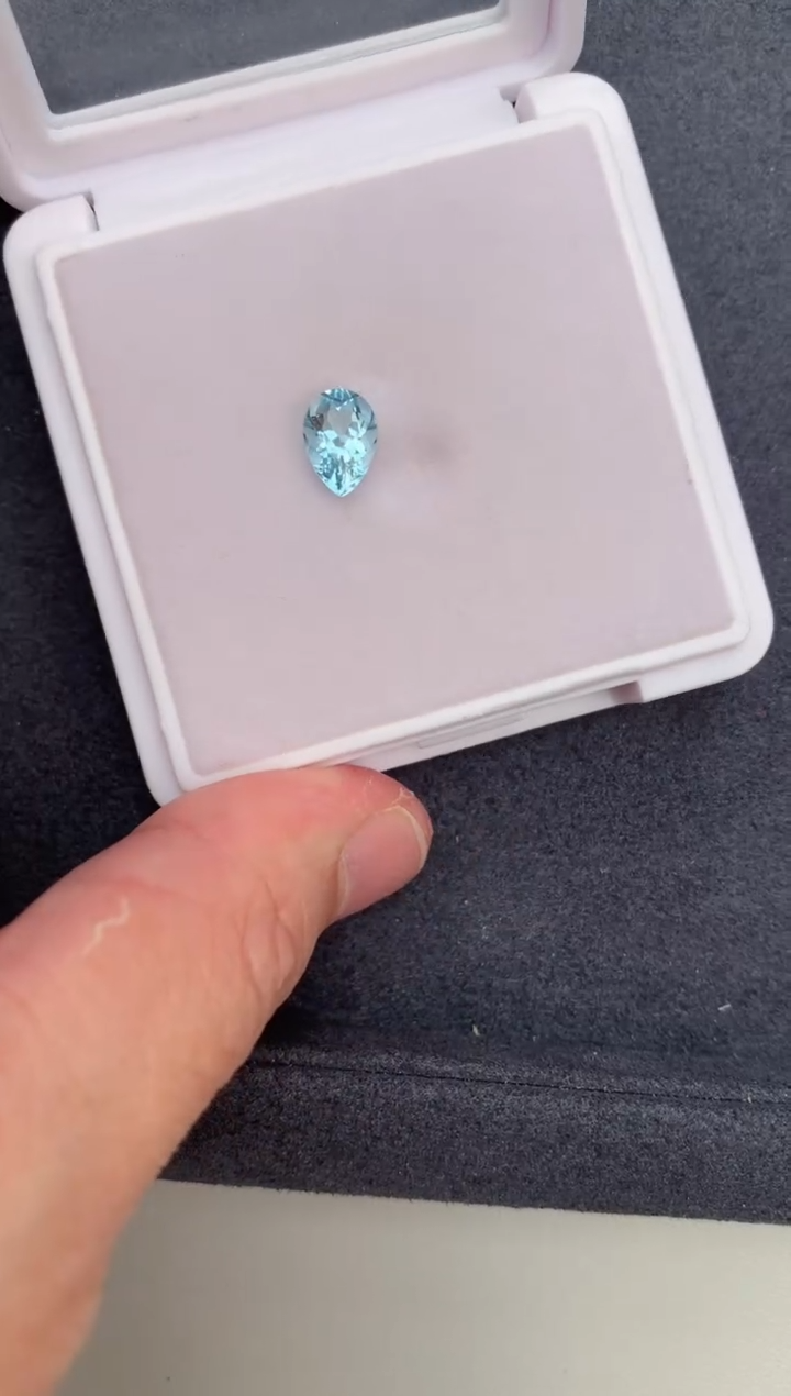 【闪购商品】海蓝宝石裸石未镶嵌1ct海蓝宝