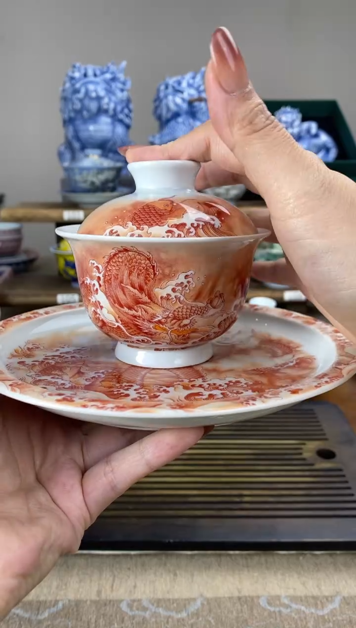 【闪购商品】矾红鱼化龙 二才+壶承