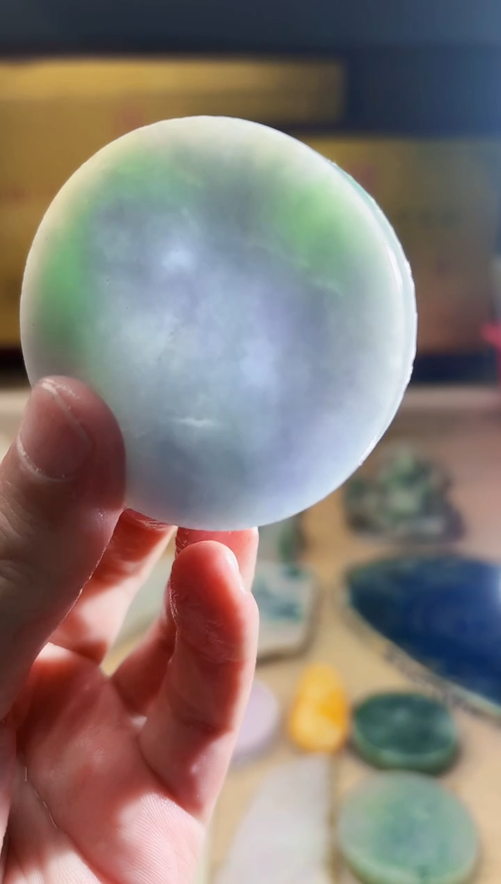 翡翠挂件未镶嵌A货张优7175