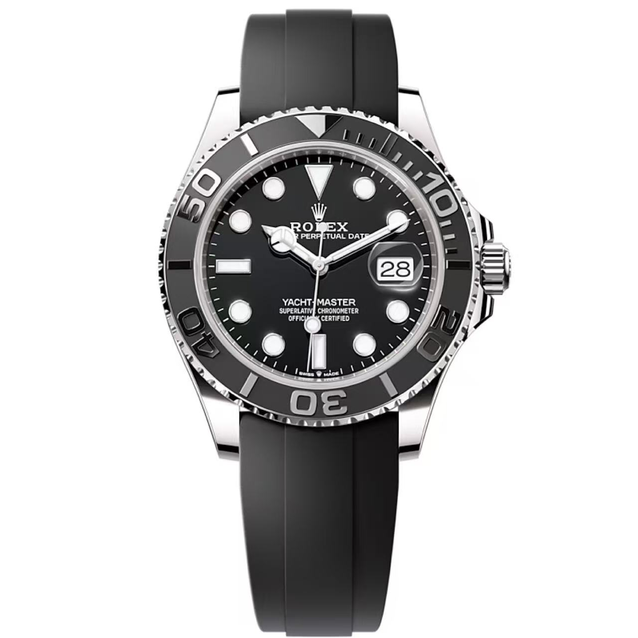 99新 Rolex/劳力士 潮人/游艇名仕/226659白金黑盘/42mm/24全套