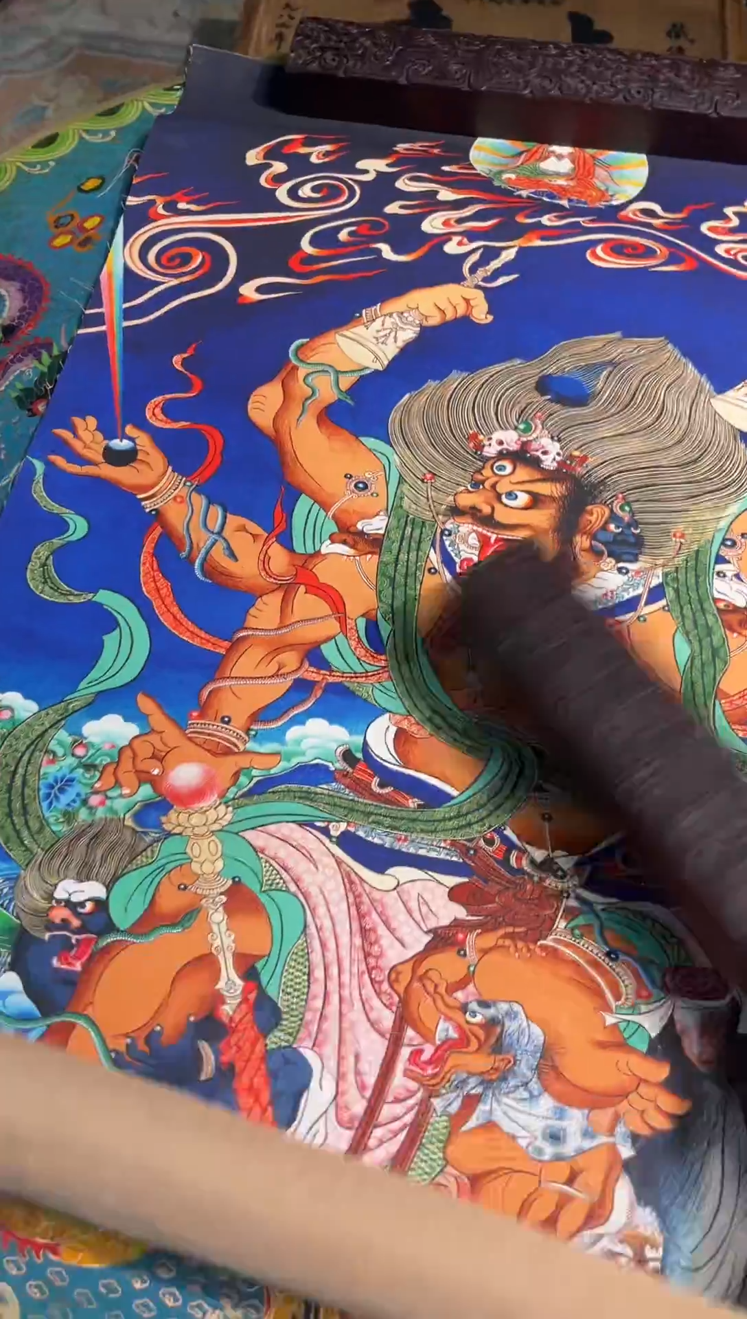 卷轴画东东唐卡tk16