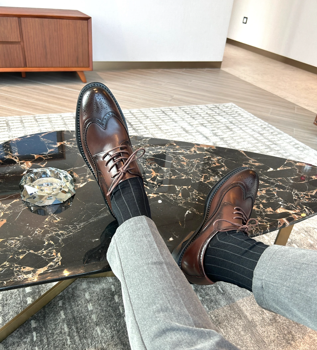 【198】孤品公拍链接 男士商务皮鞋