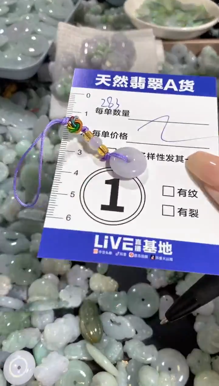 颈饰未镶嵌翡翠天然翡翠A货批量多样性发一件
