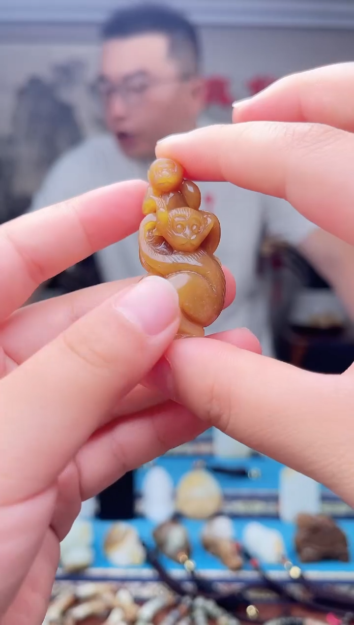 和田玉未镶嵌挂件1