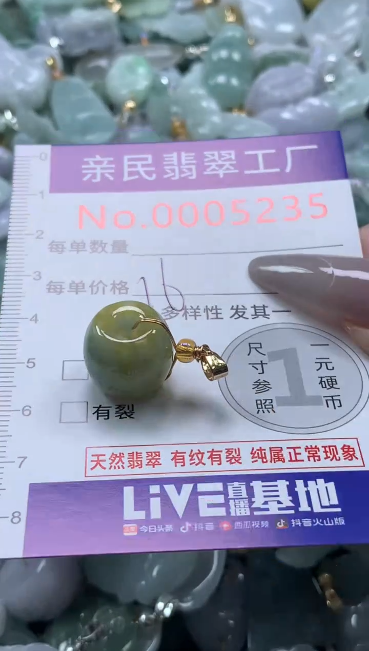 颈饰未镶嵌翡翠5235