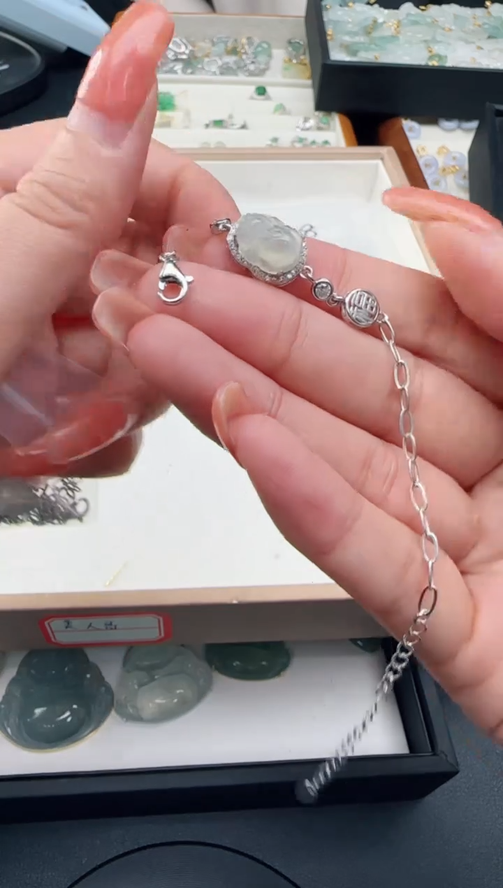 【闪购商品】翡翠颈饰银S925镶嵌TZG0118173