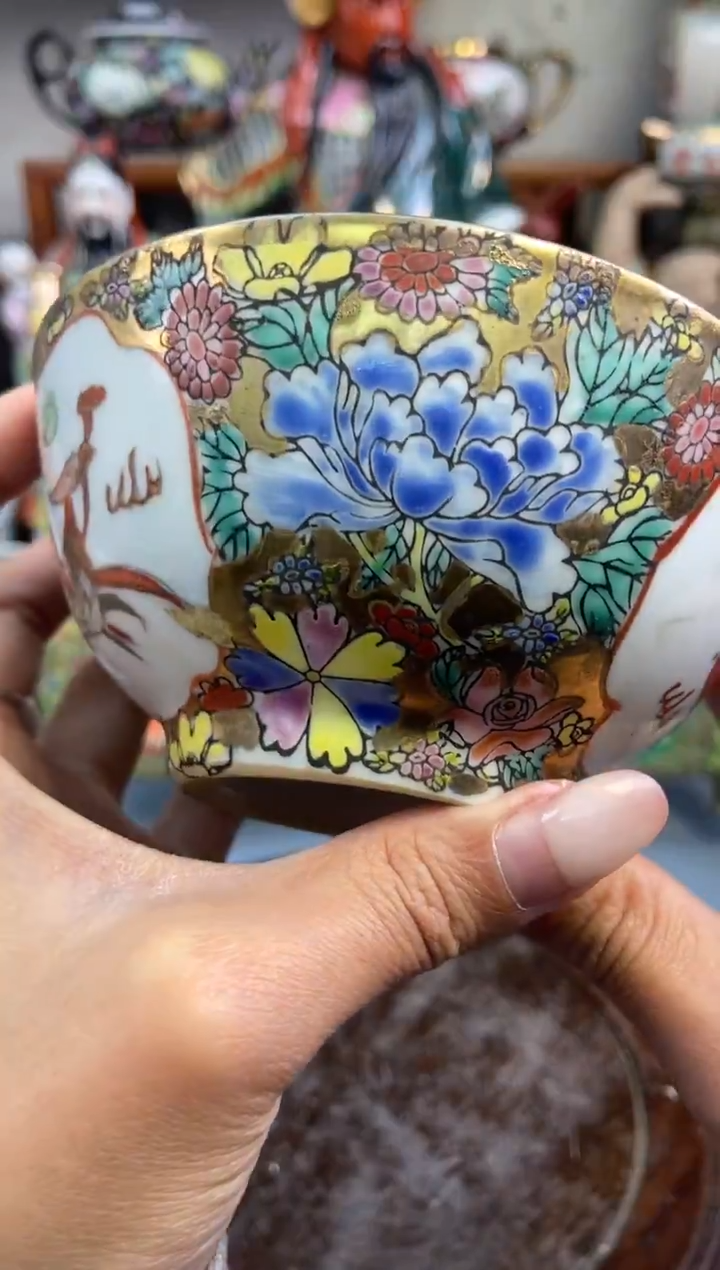 瓷片微瑕慎拍景德镇窑老厂瓷器单件