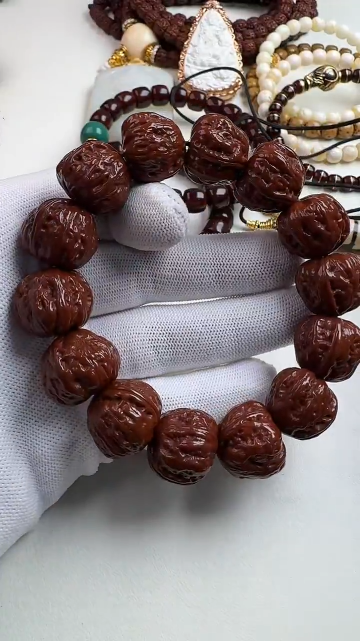 【闪购商品】桃核手串文玩桃核