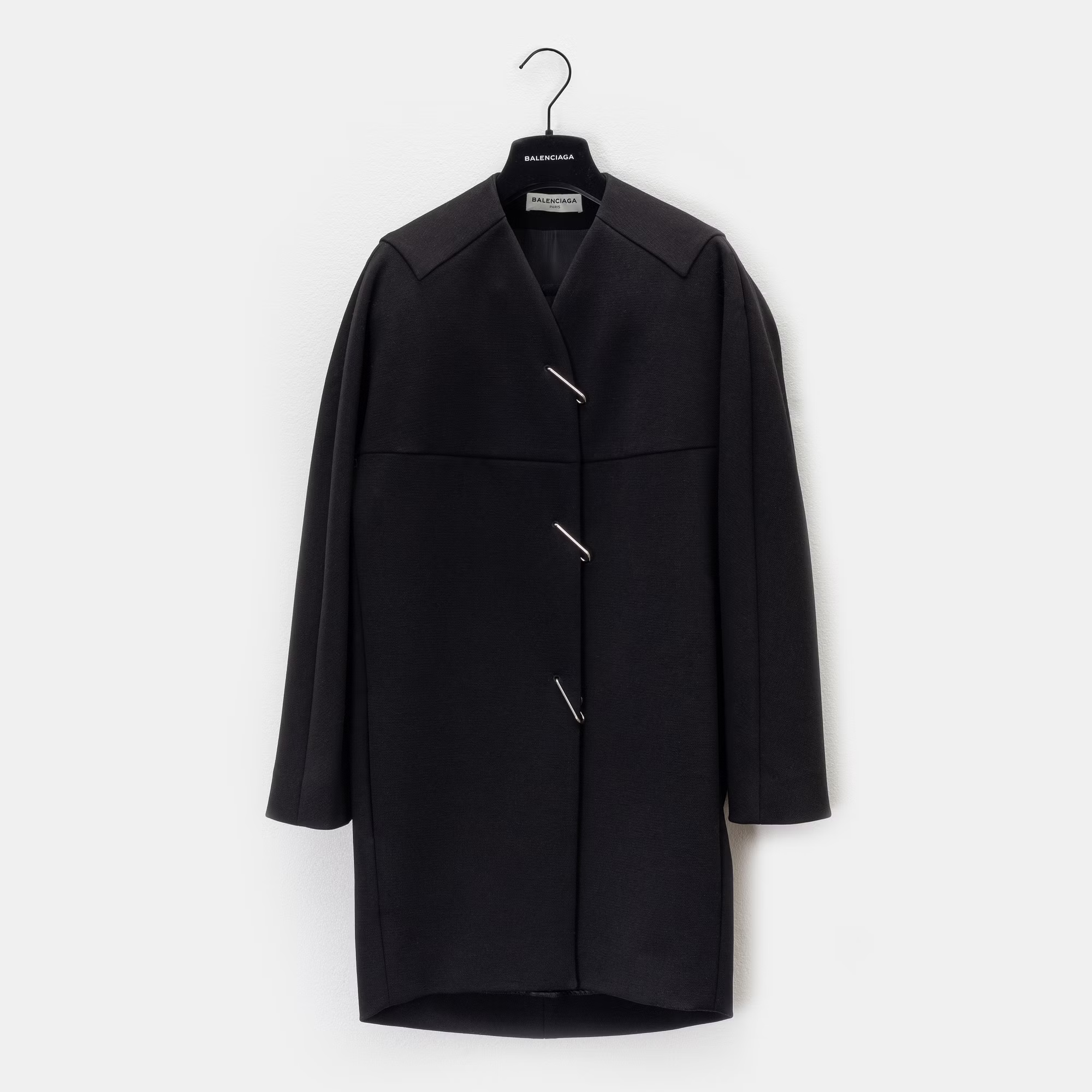 未使用 Balenciaga/巴黎世家 长袖长款外套 黑色/34