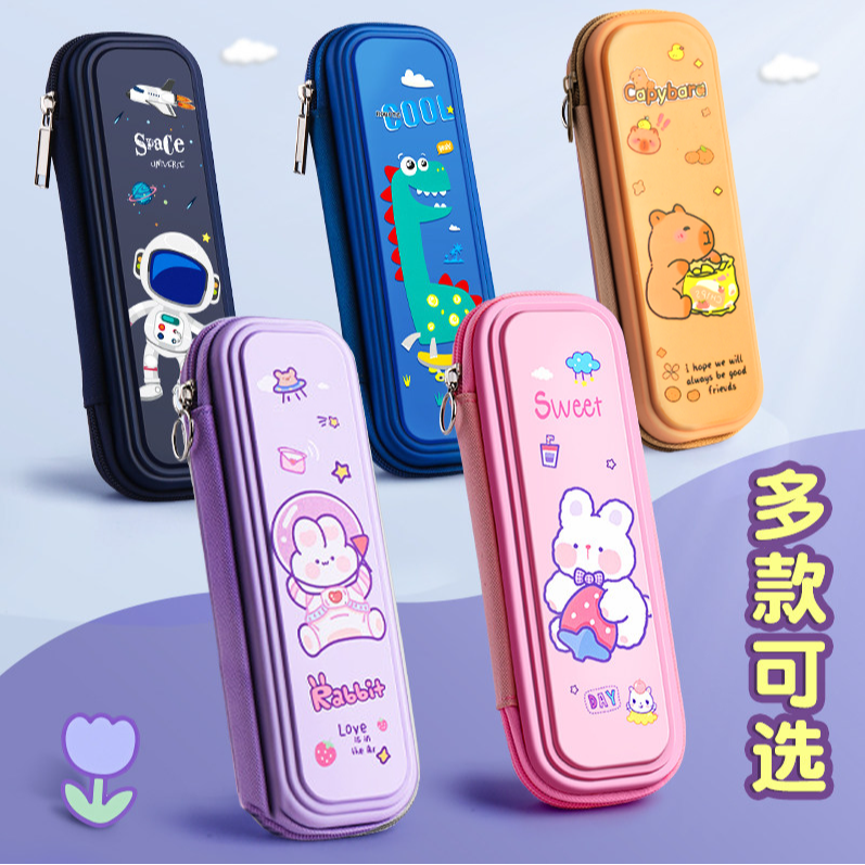 2026新款笔袋ins卡通可爱文具盒女孩铅笔盒防水学生大容量高颜值商品图