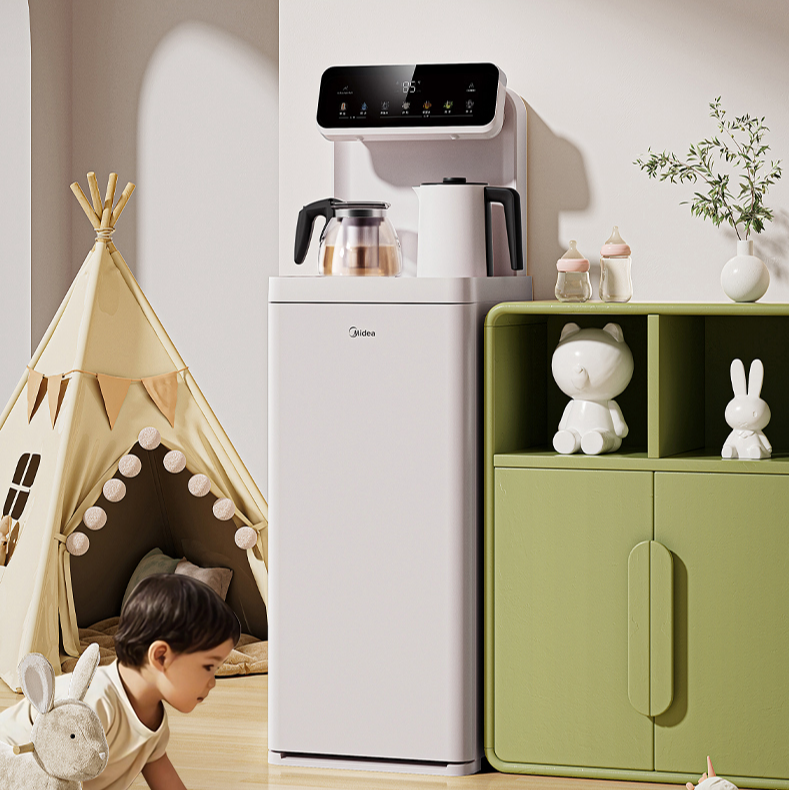 Midea/美的美的茶吧机多功能家用全自动小型两用立式制热饮水机