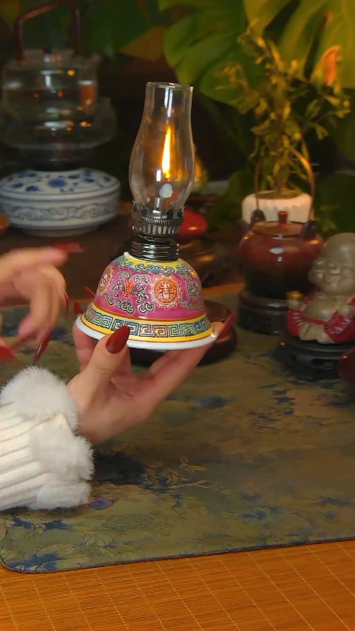 【闪购商品】景德镇陶瓷灯摆件