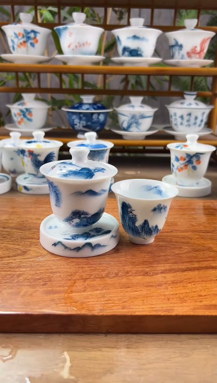 【闪购商品】微瑕山水美人备+小盖置+主人杯60cc