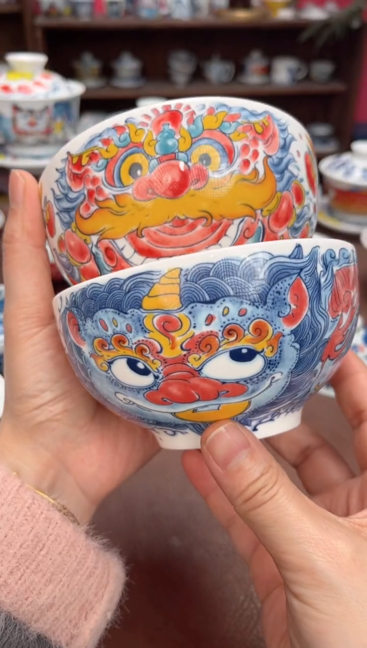 【闪购商品】宠粉福利价        醒狮+貔貅饭碗