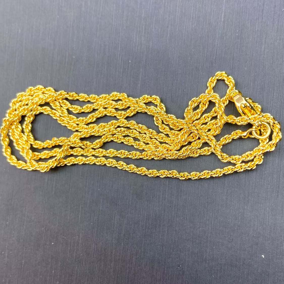 真金足金黄金项链