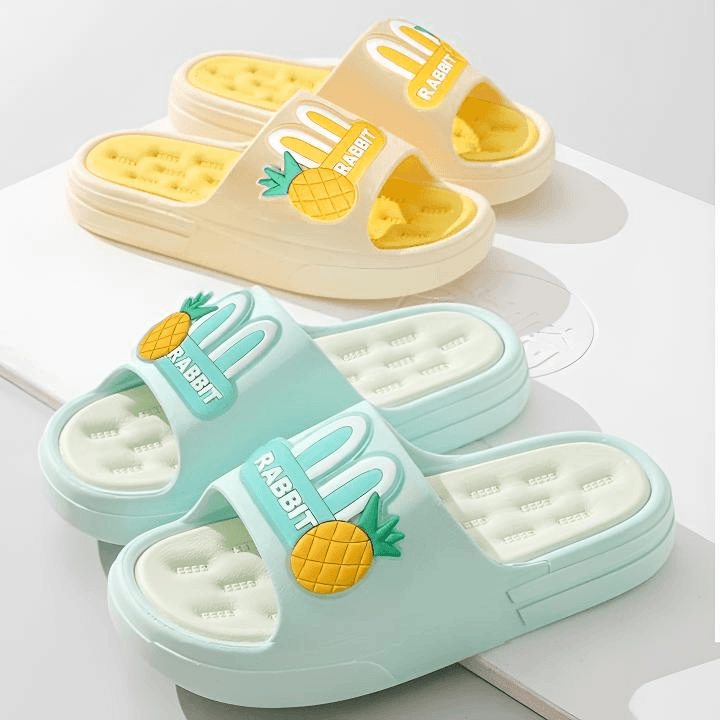 2025踩屎感拖鞋女夏学生居家用浴室洗澡厚底防滑防臭居家女士凉拖