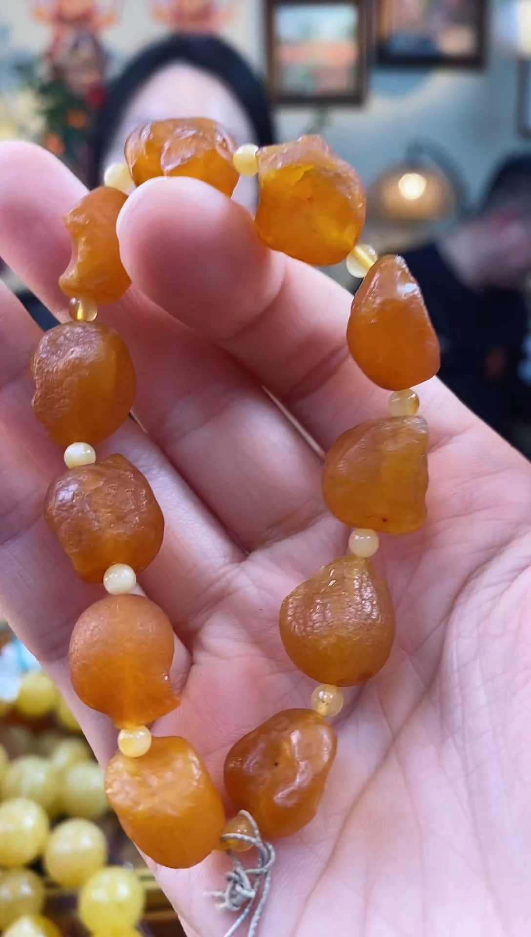 【闪购商品】琥珀手串未镶嵌手串