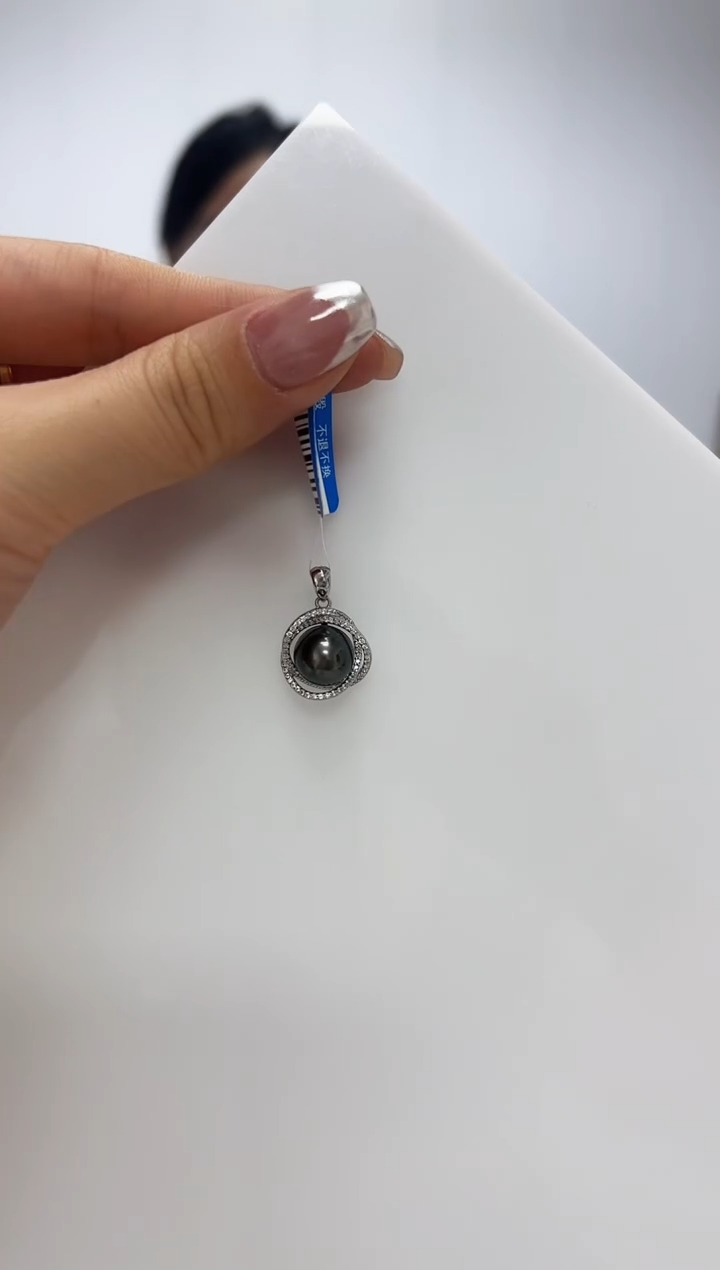 【闪购商品】海水珍珠DA银S925镶嵌吊坠 H034