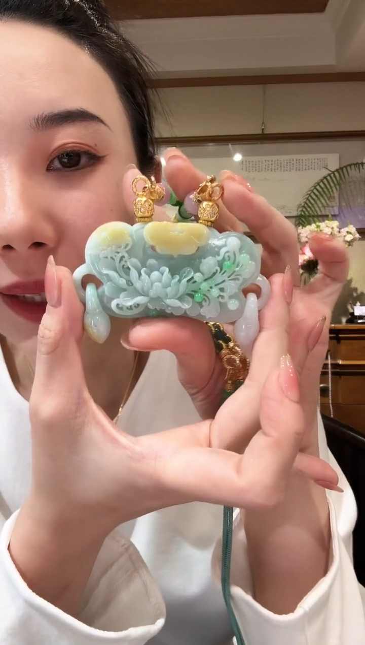 【闪购商品】翡翠颈饰未镶嵌国风