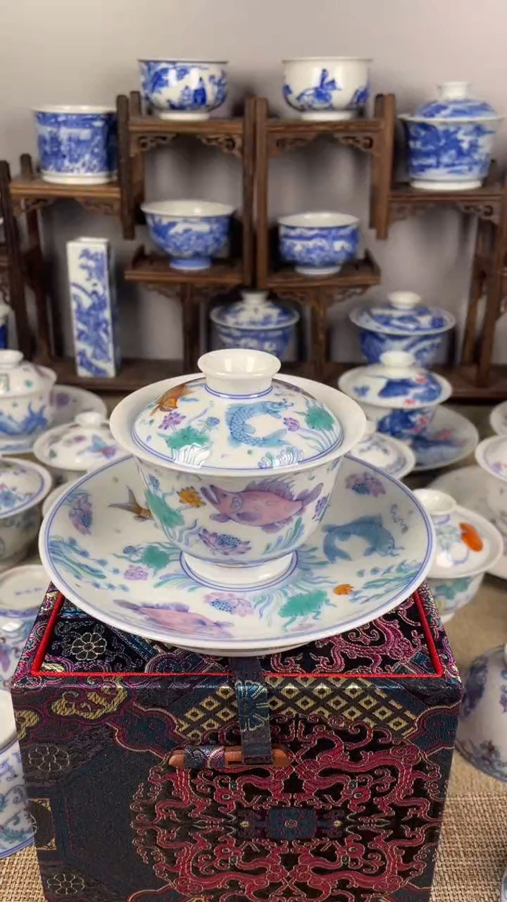 【闪购商品】摆件景德镇手工手绘陶瓷