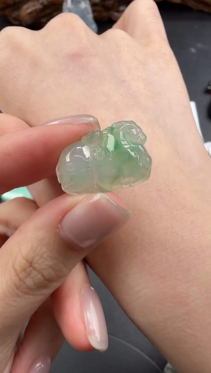 吊坠(不含链)未镶嵌翡翠翡翠饰品-305