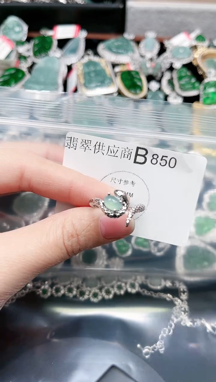【闪购商品】翡翠颈饰未镶嵌850赠皮绳