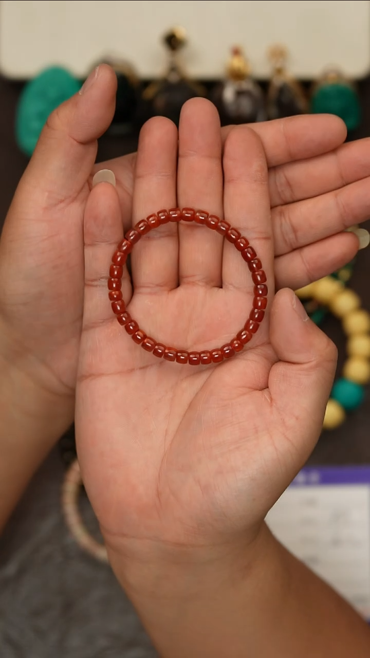 南红玛瑙手串未镶嵌南红手串