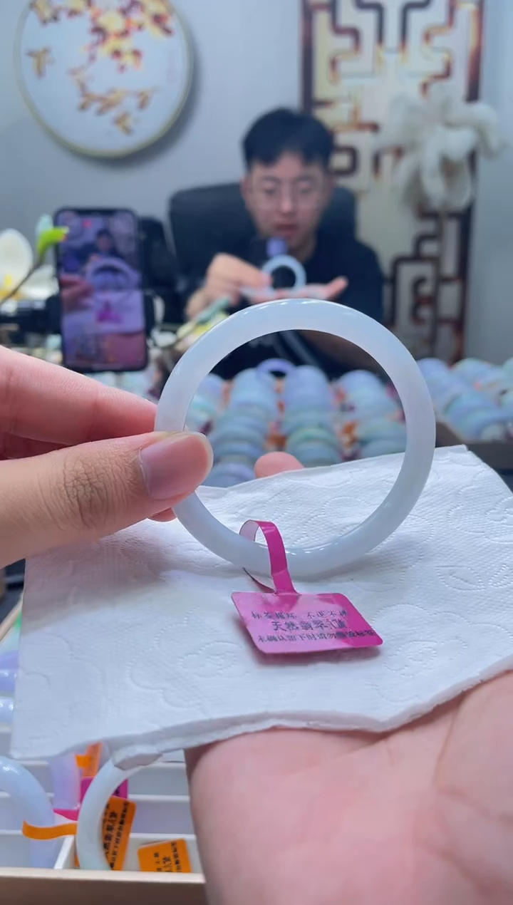 未镶嵌手镯翡翠蓝*多502-55