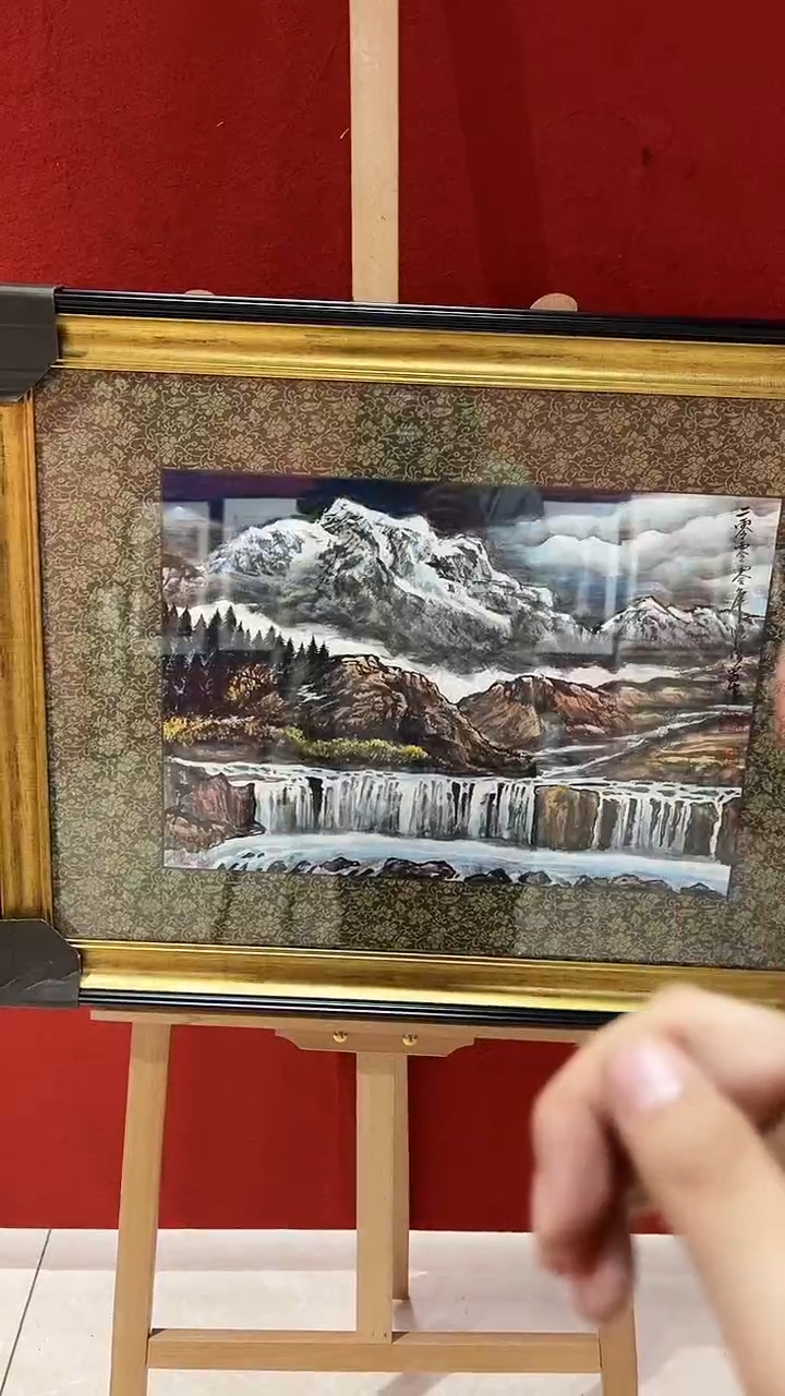 国画王顺增-山水-1.5平尺-手绘-纸本-国画