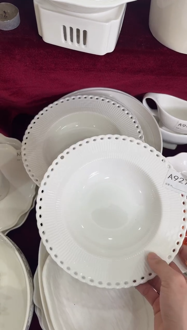 摆件陶A927-2 库存微瑕陶瓷餐具