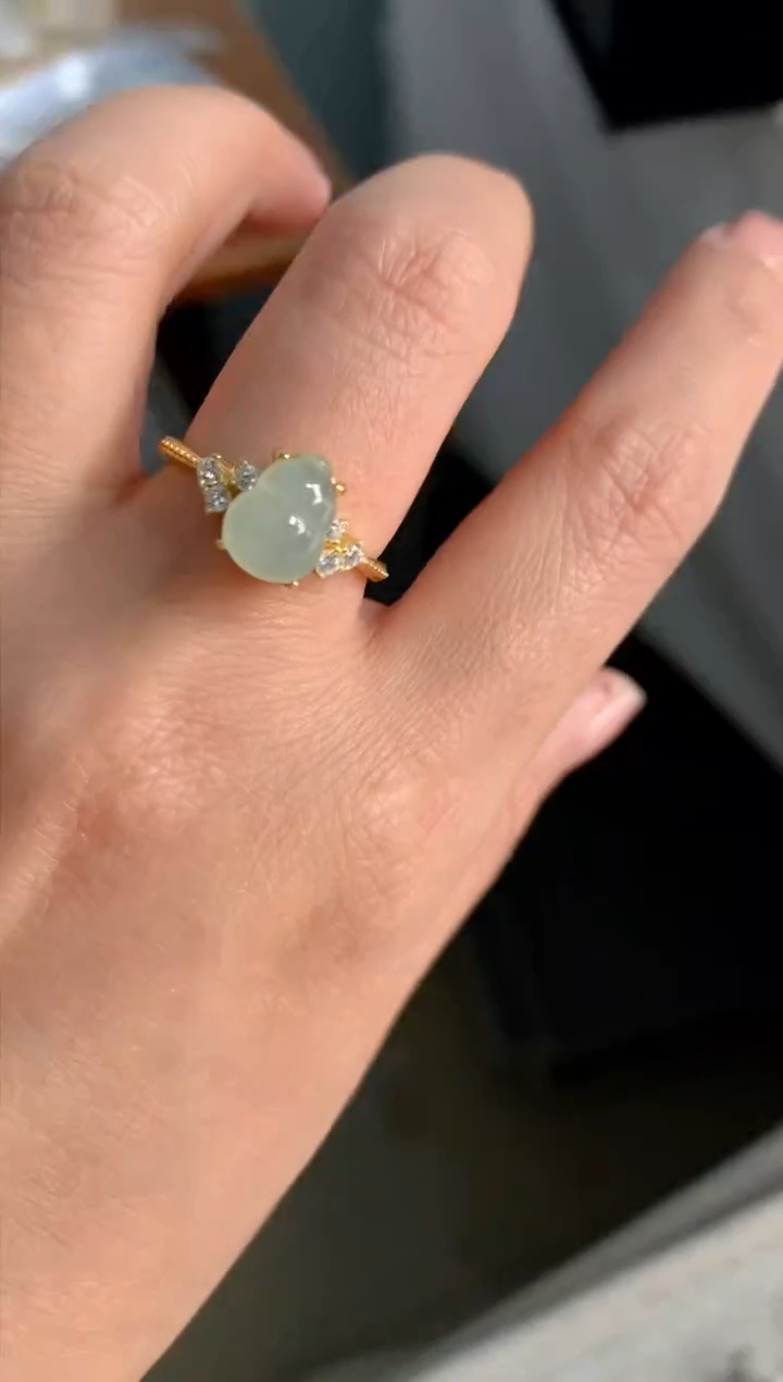 【闪购商品】翡翠戒指银S925镶嵌热