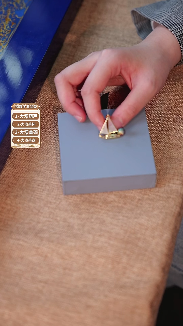 天然大漆胸针漆珠配饰银饰