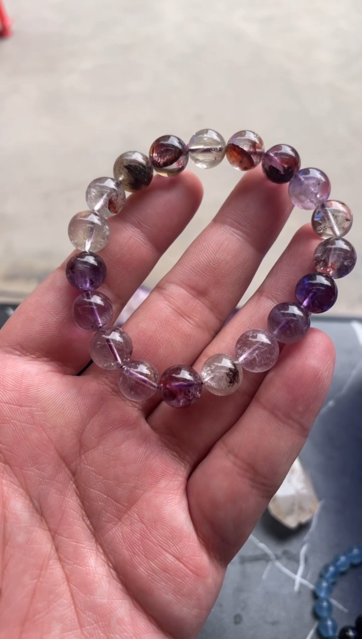 【闪购商品】水晶卡10mm+未镶嵌天然极光23手串拍3单99发1