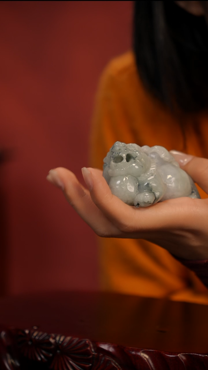 未镶嵌摆件翡翠飞天貔貅