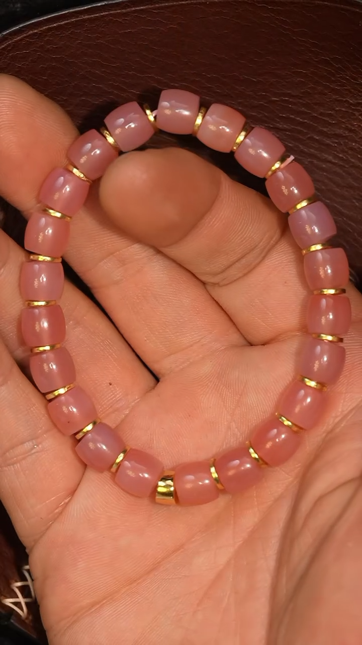 玛瑙/玉髓套链未镶嵌多样性发其一，DIY一