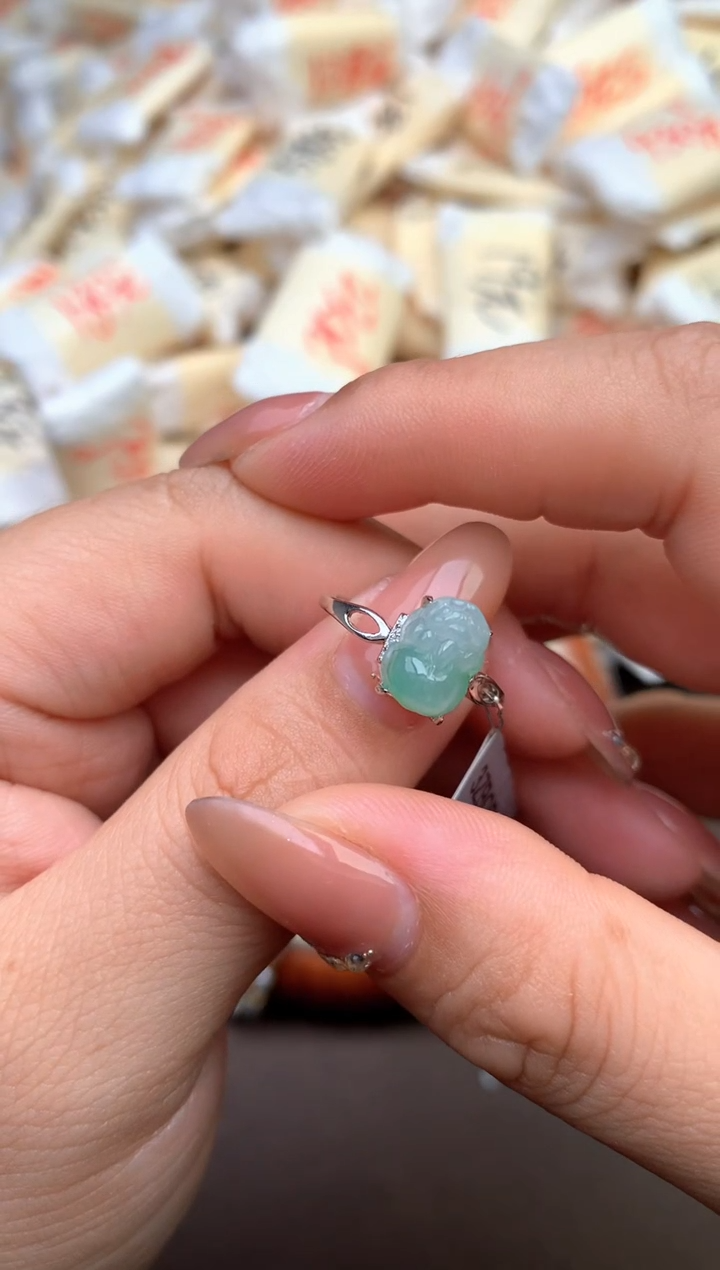 【闪购商品】翡翠戒指银S925镶嵌  —