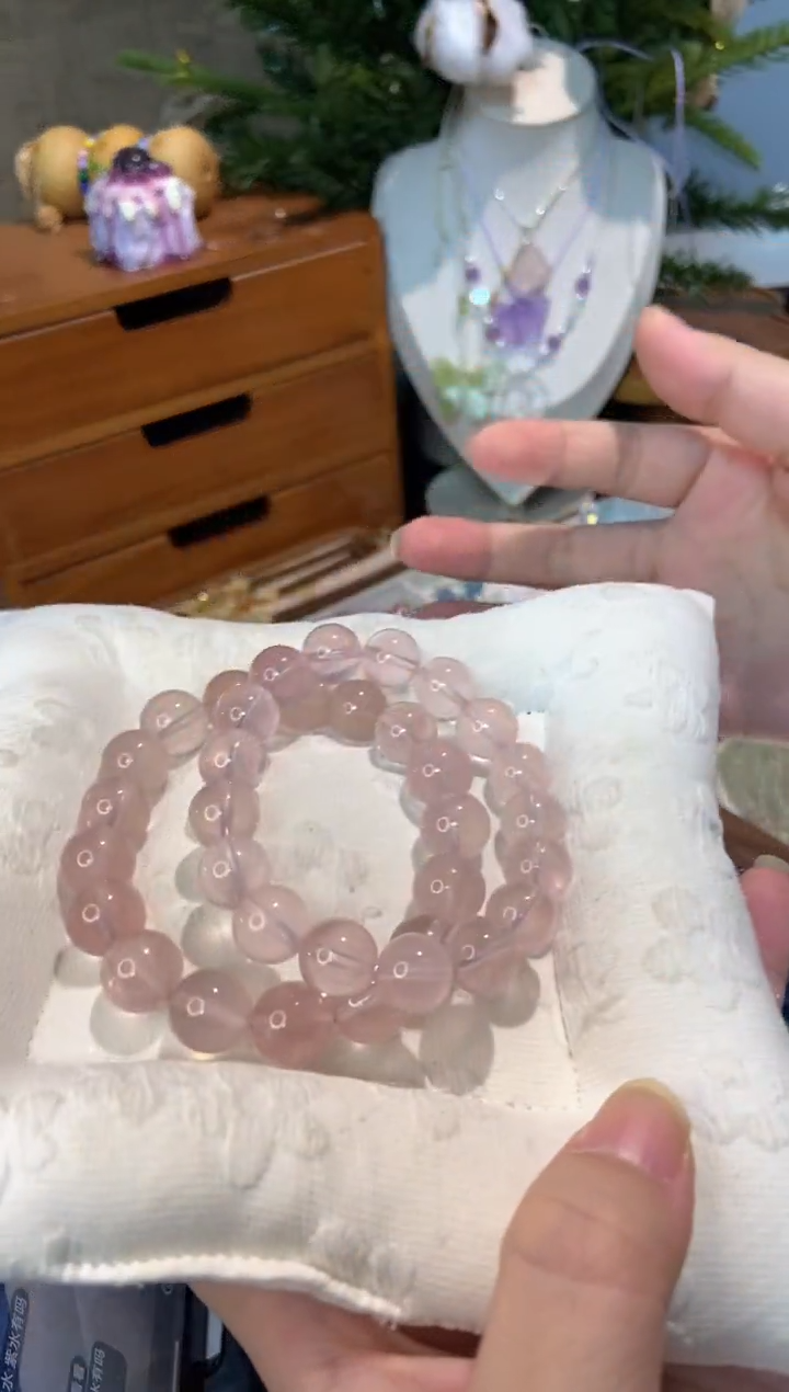 未镶嵌手串水晶孤品捡漏均匀瑕疵介意勿拍