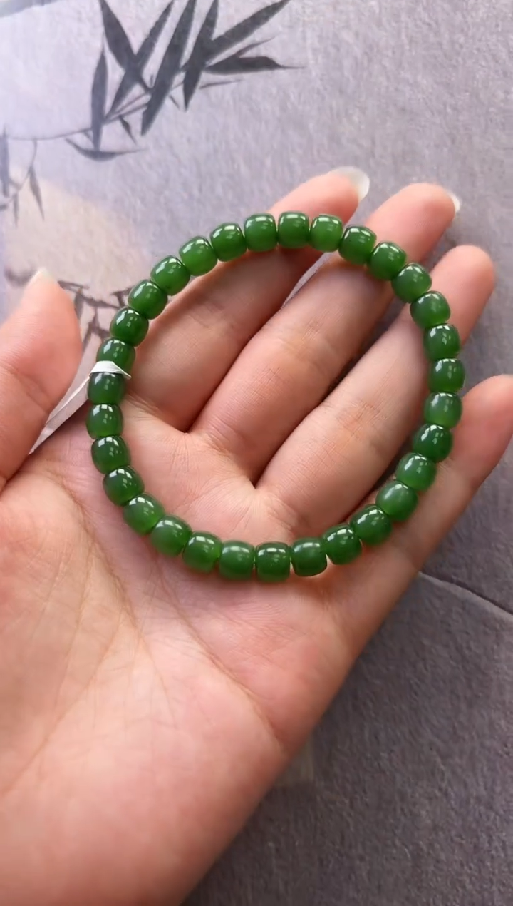 【闪购商品】和田玉（碧玉）手串未镶嵌手串