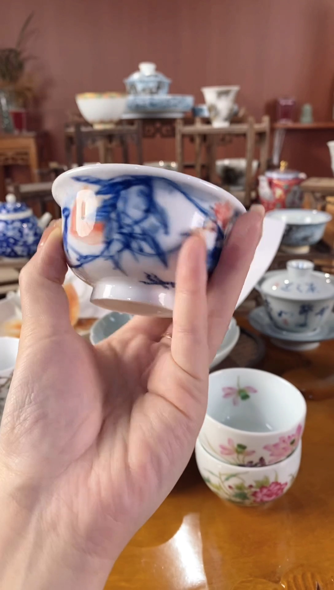 【闪购商品】杯景德镇陶瓷一个////28釉下