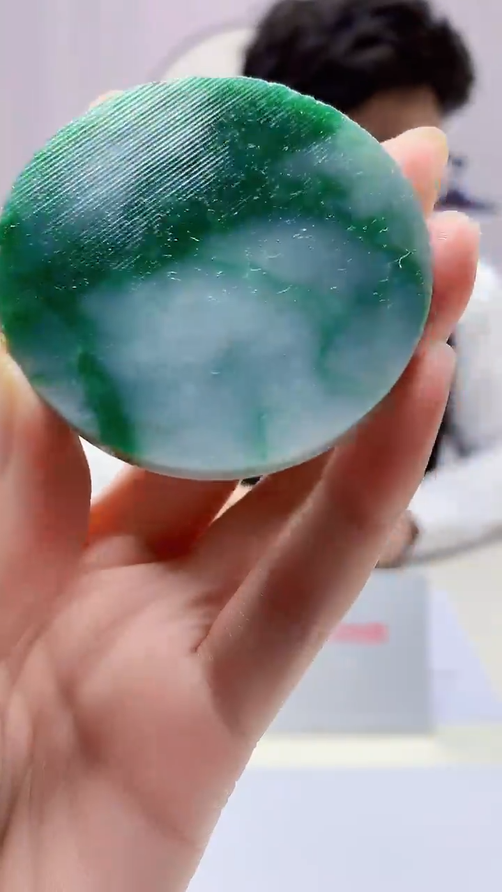 【闪购商品】定制翡翠未镶嵌4688zm-毛货挂件无事牌271