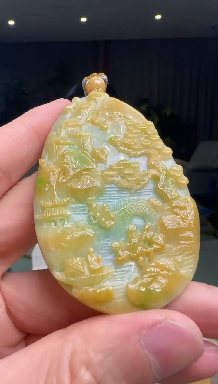 【闪购商品】翡翠颈饰未镶嵌DY@@960Q3J12005