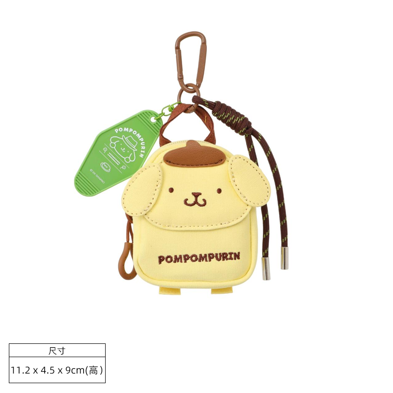 Sanrio characters一起出发联名系列-帆布零钱包-布丁狗&名创优品